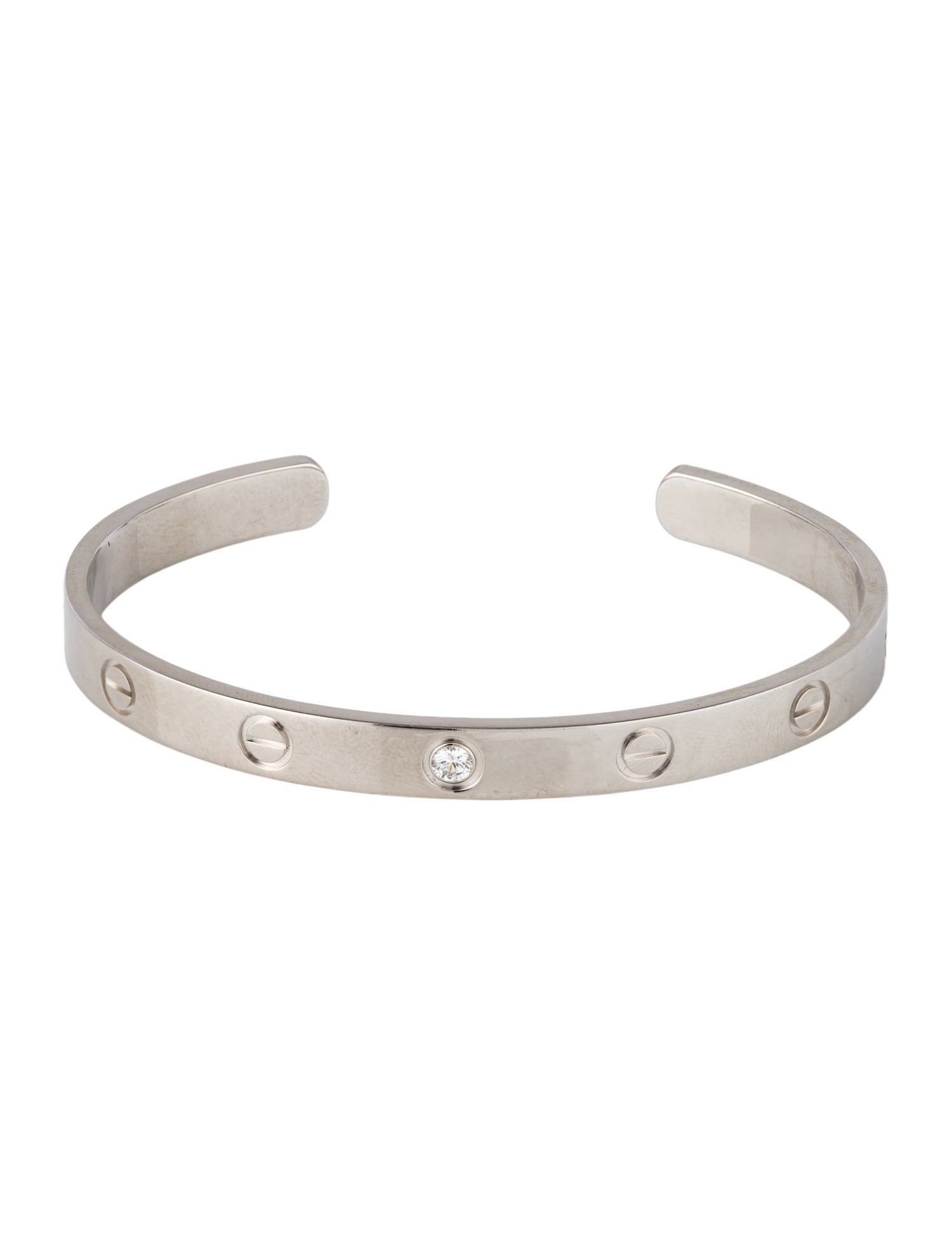 Cartier 1 Diamond LOVE Cuff Bracelet