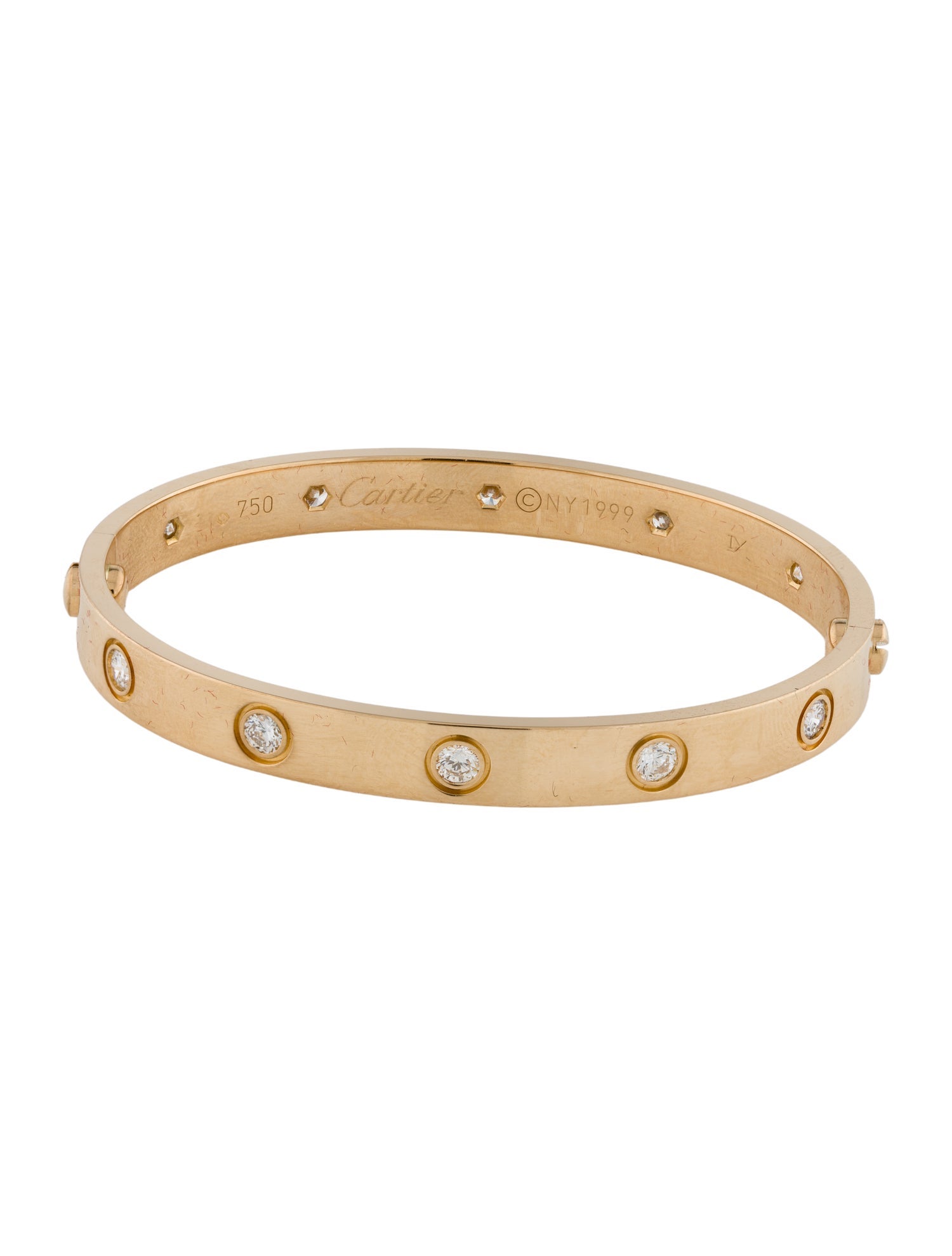 Cartier 10 Diamonds LOVE Bracelet, Classic Model
