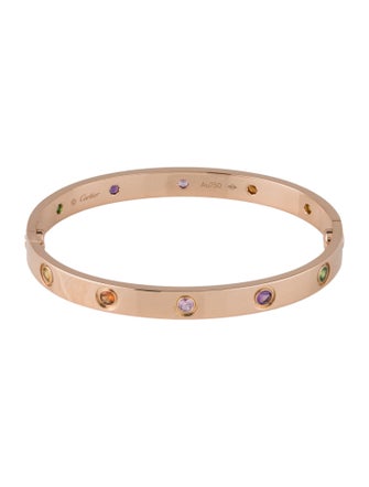 Cartier 10 Multistone LOVE Bracelet, Classic Model