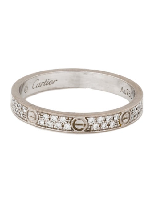 Cartier LOVE Ring, Mini Model, Pavéd