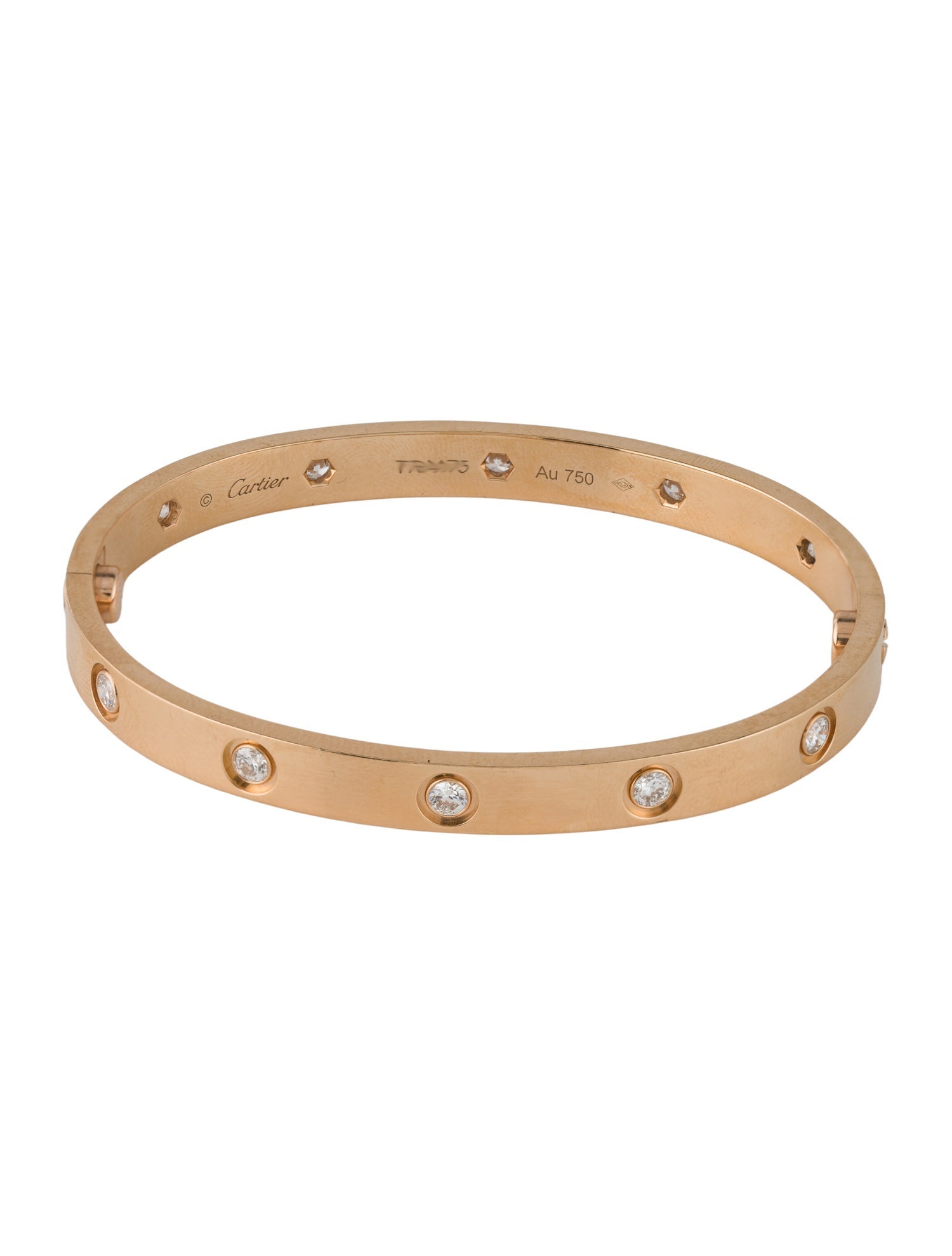 Cartier 10 Diamond LOVE Bracelet, Classic Model