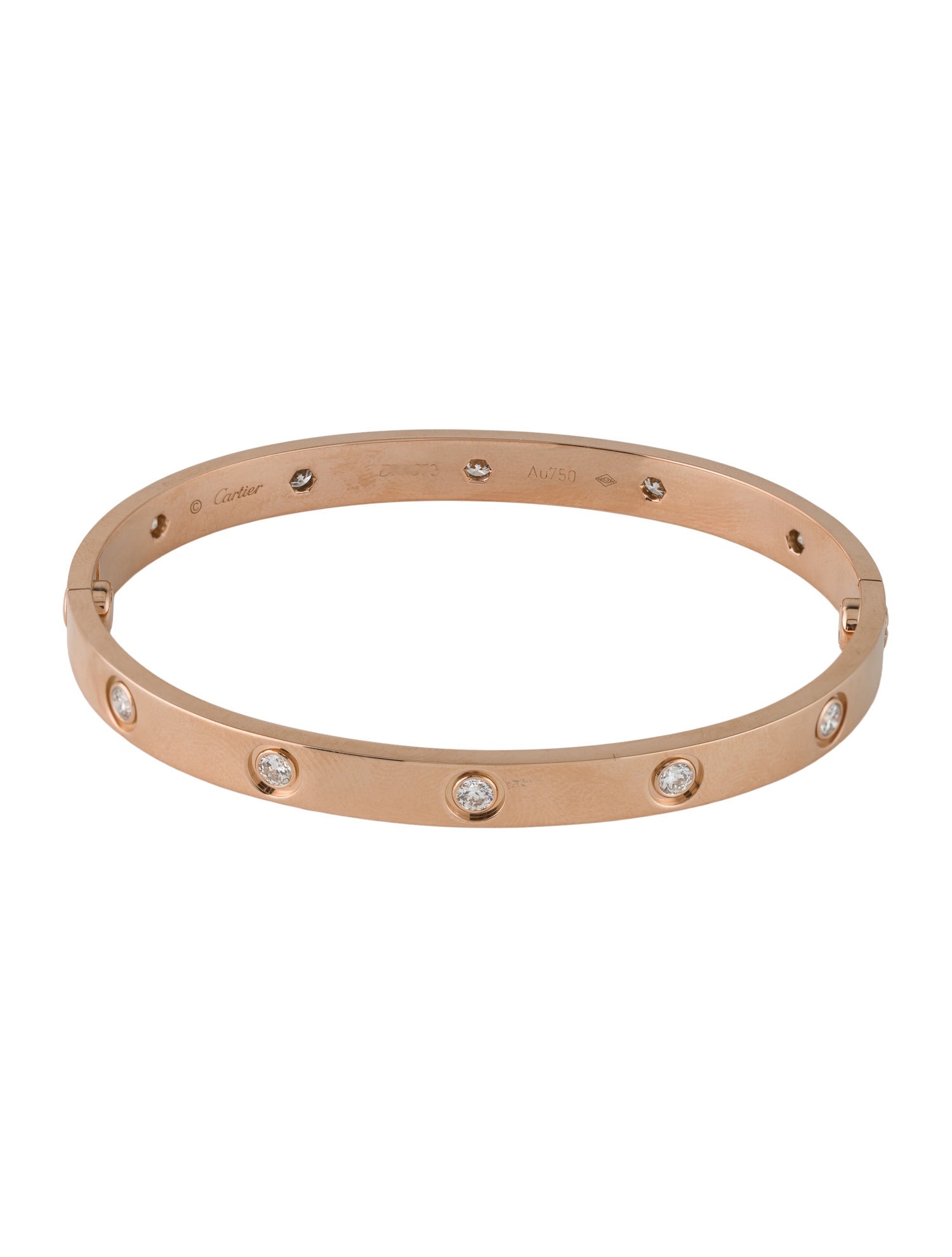 Cartier 10 Diamond LOVE Bracelet, Classic Model