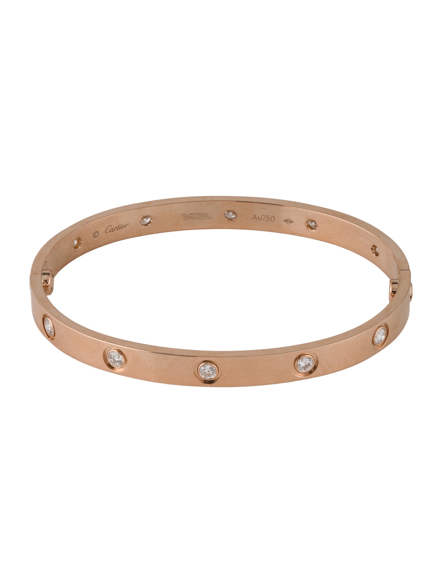 Cartier 10 Diamond LOVE Bracelet, Classic Model