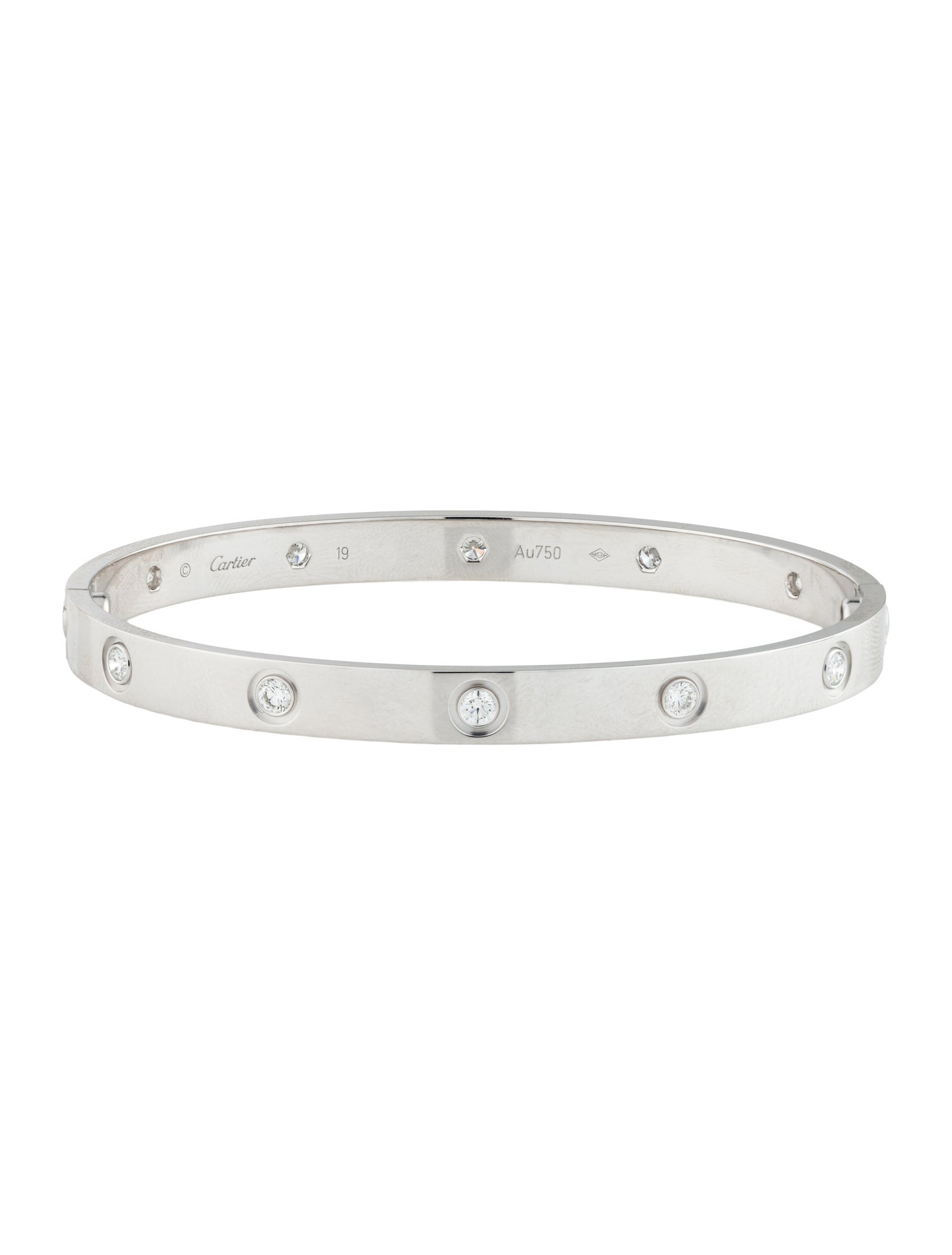 Cartier 10 Diamond LOVE Bracelet, Classic Model