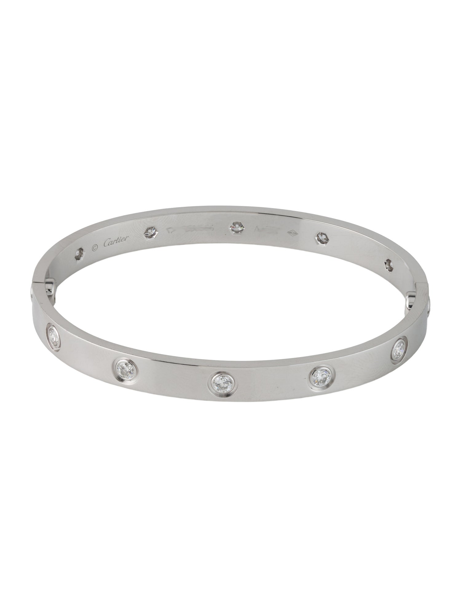 Cartier 10 Diamond LOVE Bracelet, Classic Model