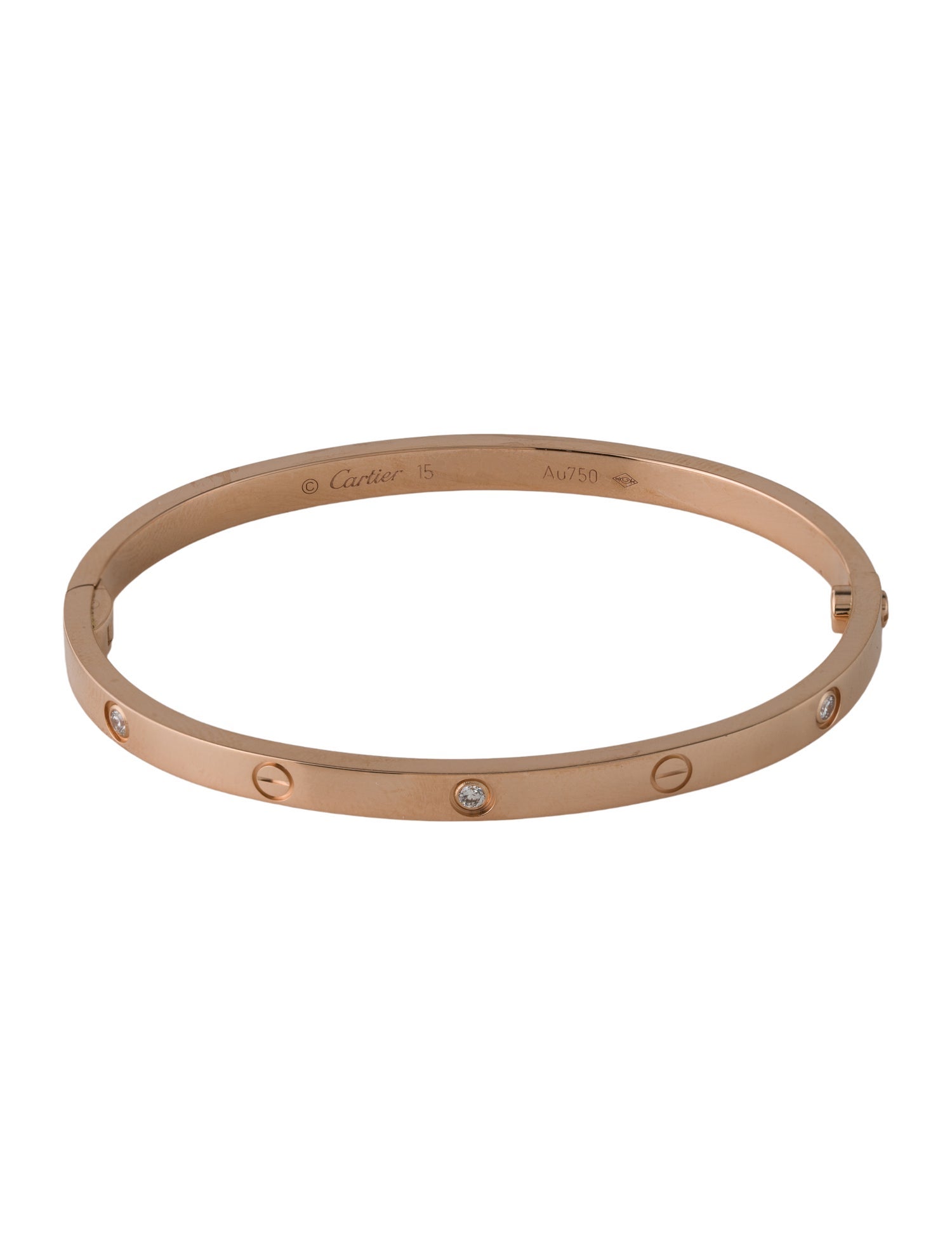 Cartier 6 Diamond LOVE Bracelet, Small Model