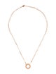 Cartier 2 Diamond LOVE Pendant Necklace