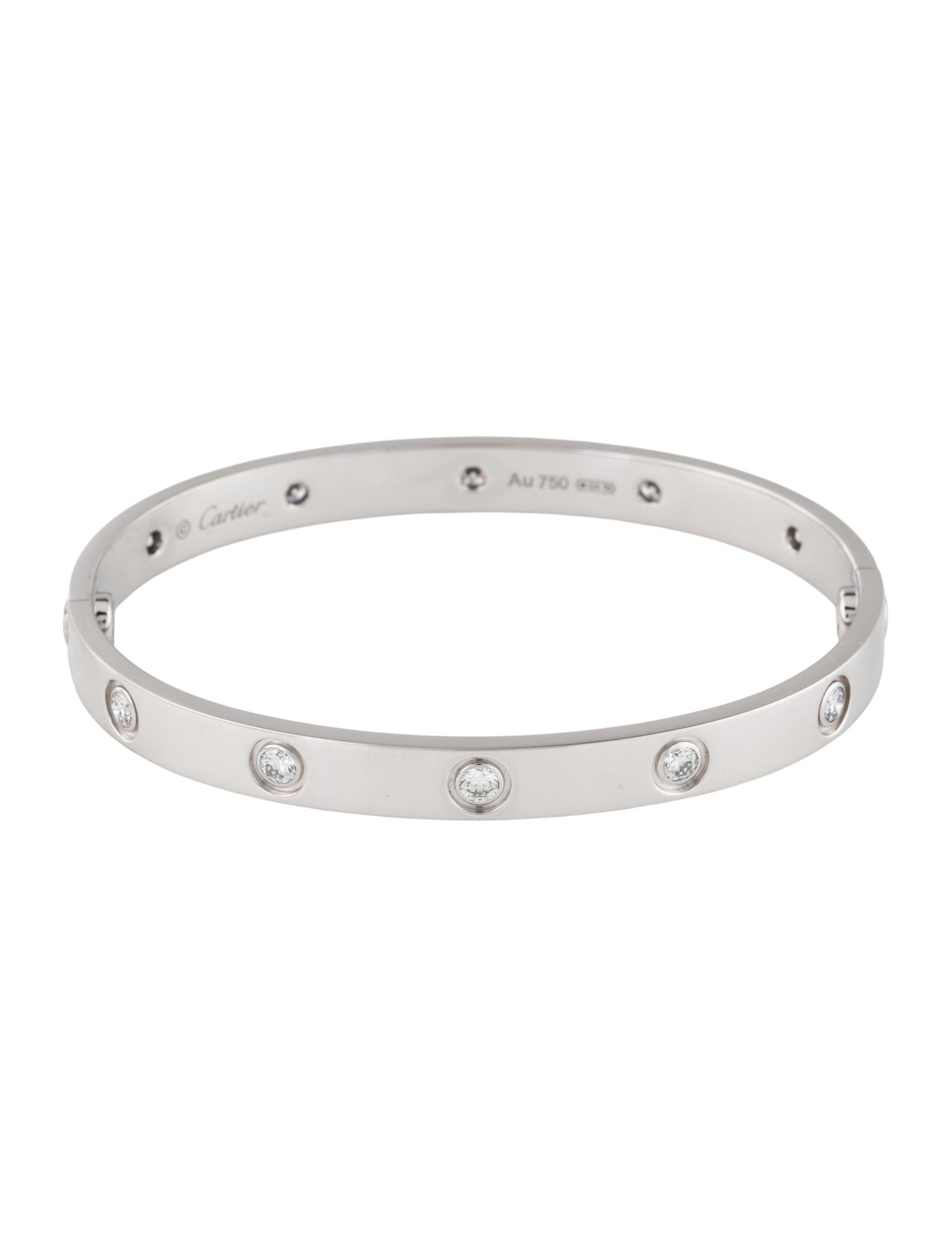 Cartier LOVE Bracelet, Classic Model,10 Diamonds