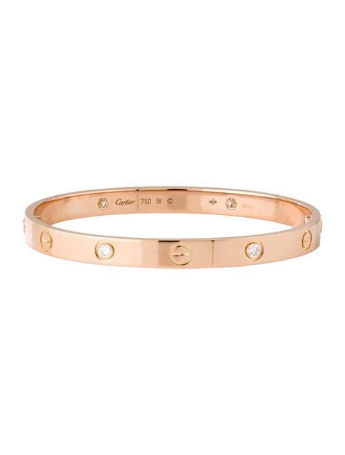Cartier 4 Diamond LOVE Bracelet, Classic Model