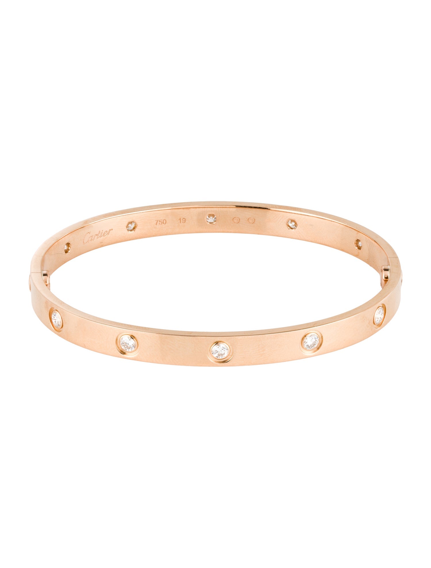 Cartier 10 Diamond LOVE Bracelet, Classic Model