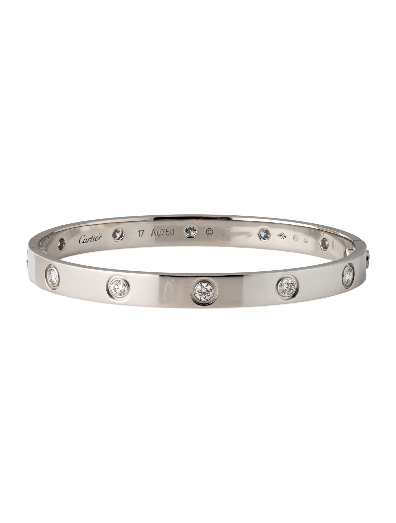 Cartier 10 Diamond LOVE Bracelet, Classic Model