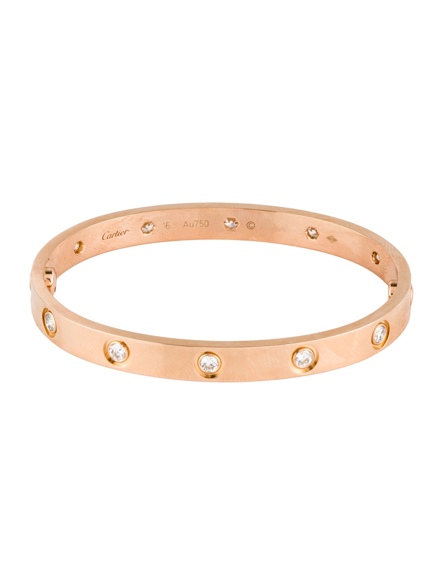 Cartier 10 Diamond LOVE Bracelet, Classic Model