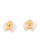 Cartier Mother of Pearl Caresse d'Orchidées Stud Earrings