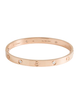 Cartier 4 Diamond LOVE Bracelet
