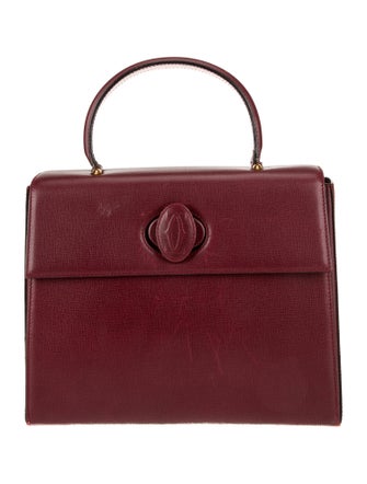 Cartier Leather Top Handle Bag