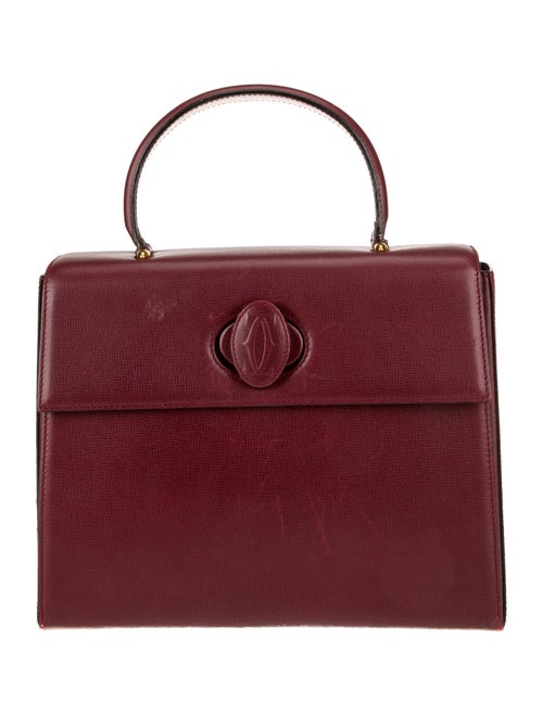 Cartier Leather Top Handle Bag