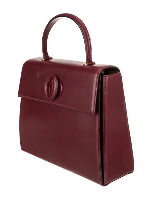 Cartier Leather Top Handle Bag