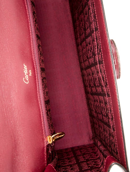 Cartier Leather Top Handle Bag