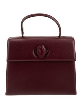 Cartier Leather Top Handle Bag