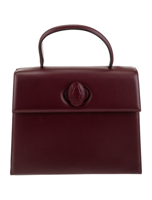 Cartier Leather Top Handle Bag