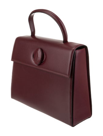 Cartier Leather Top Handle Bag