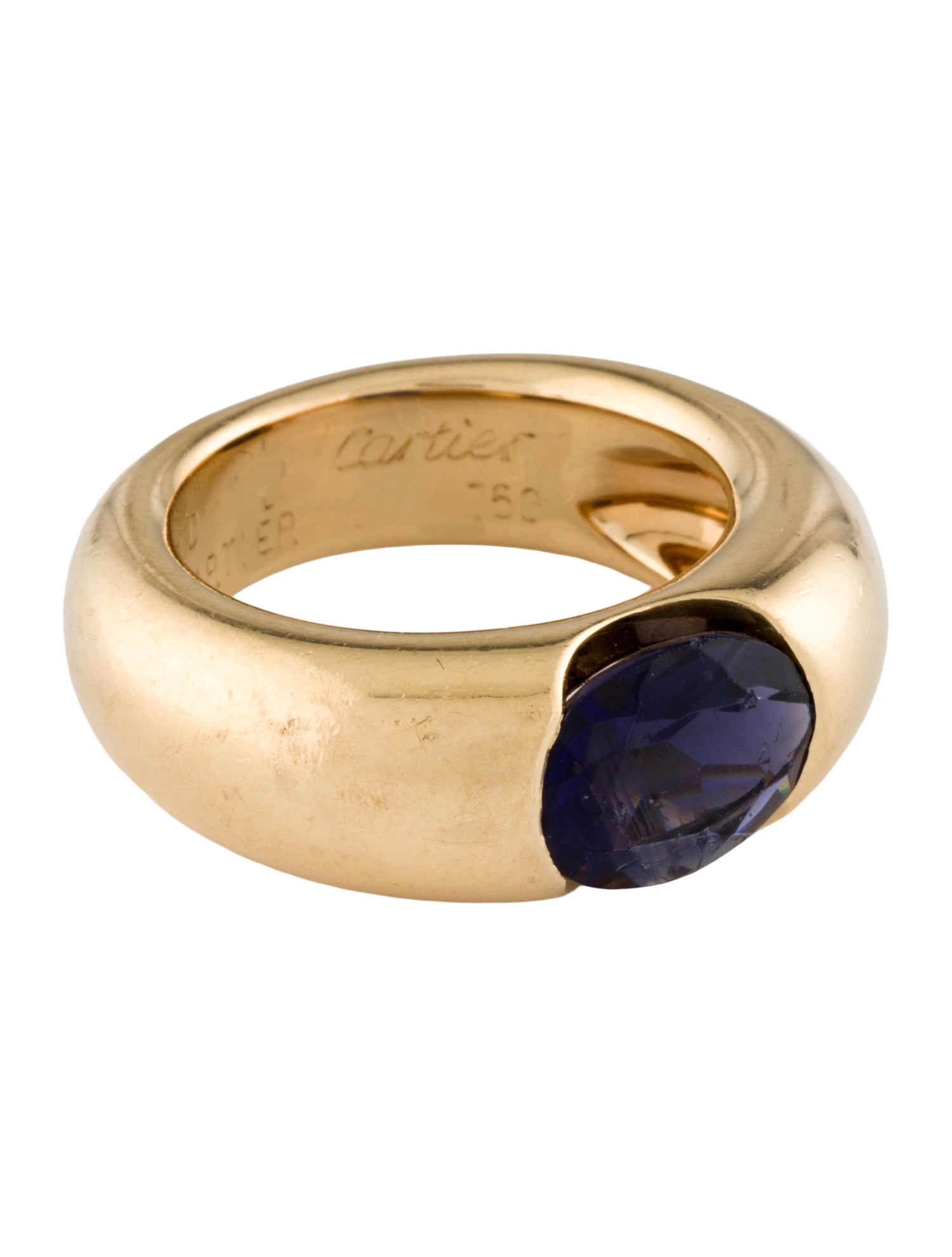 Cartier Vintage Ellipse Iolite Ring