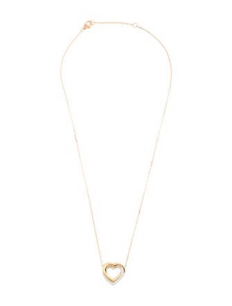 Cartier Diamond Trinity Heart Necklace