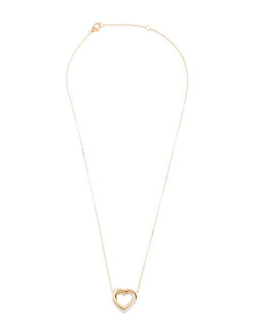 Cartier Diamond Trinity Heart Necklace
