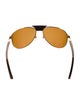 Cartier Horn Edition Santos-Dumont Aviator Sunglasses
