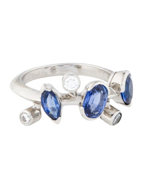 Cartier Platinum Sapphire & Diamond Meli Melo Ring
