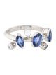 Cartier Platinum Sapphire & Diamond Meli Melo Ring