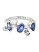 Cartier Platinum Sapphire & Diamond Meli Melo Ring