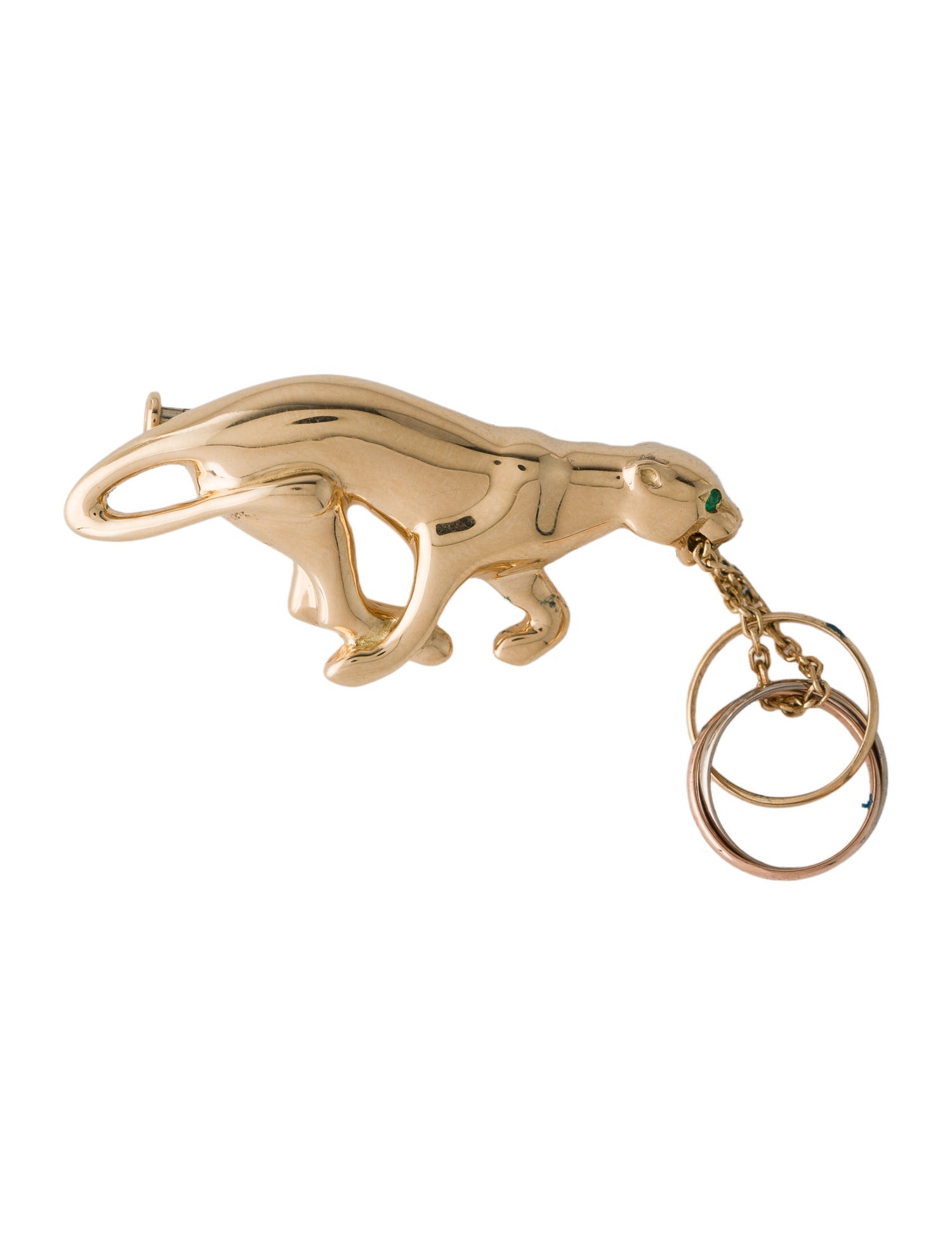 Cartier Vintage Panthère Trinity Brooch