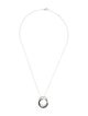Cartier Diamond & Ceramic Trinity Necklace