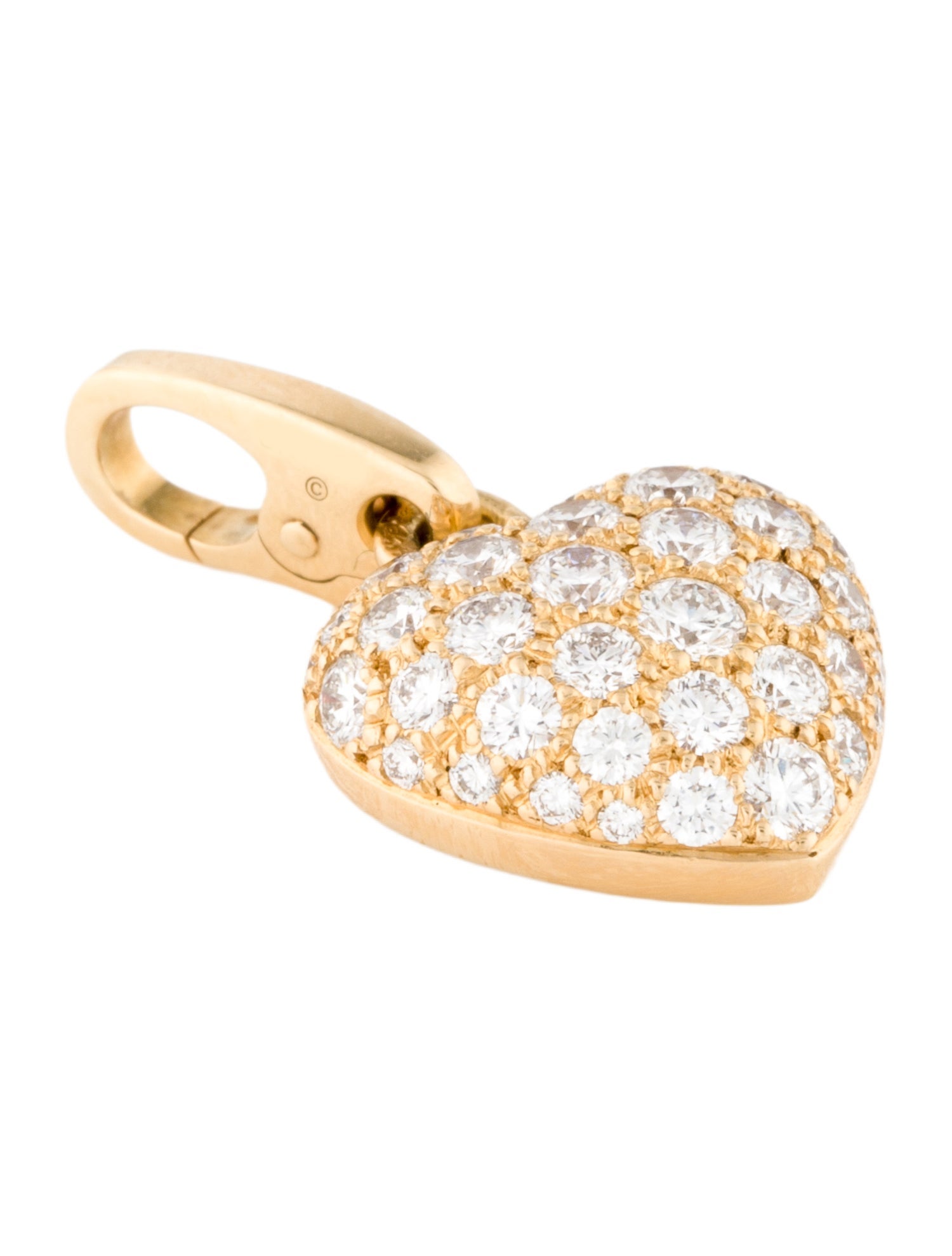 Cartier Diamond Heart Charm Pendant