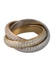 Cartier Trinity Ring, Paved