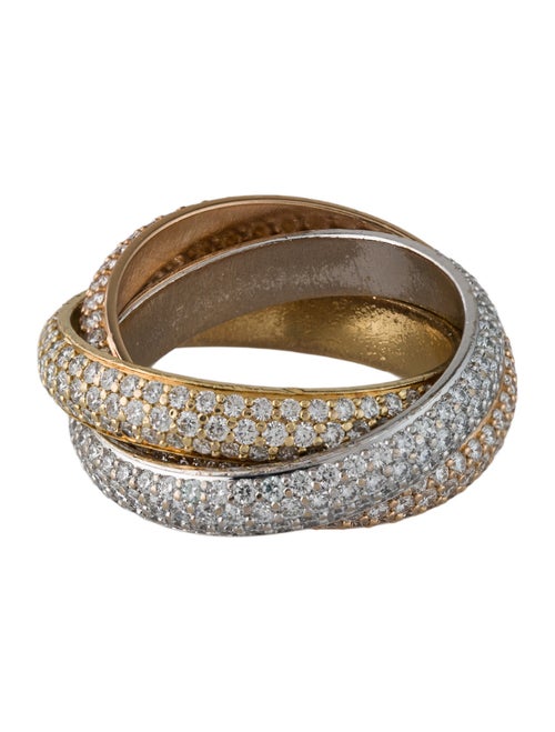 Cartier Trinity Ring, Paved