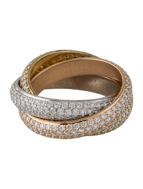 Cartier Trinity Ring, Paved