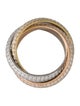 Cartier Trinity Ring, Paved