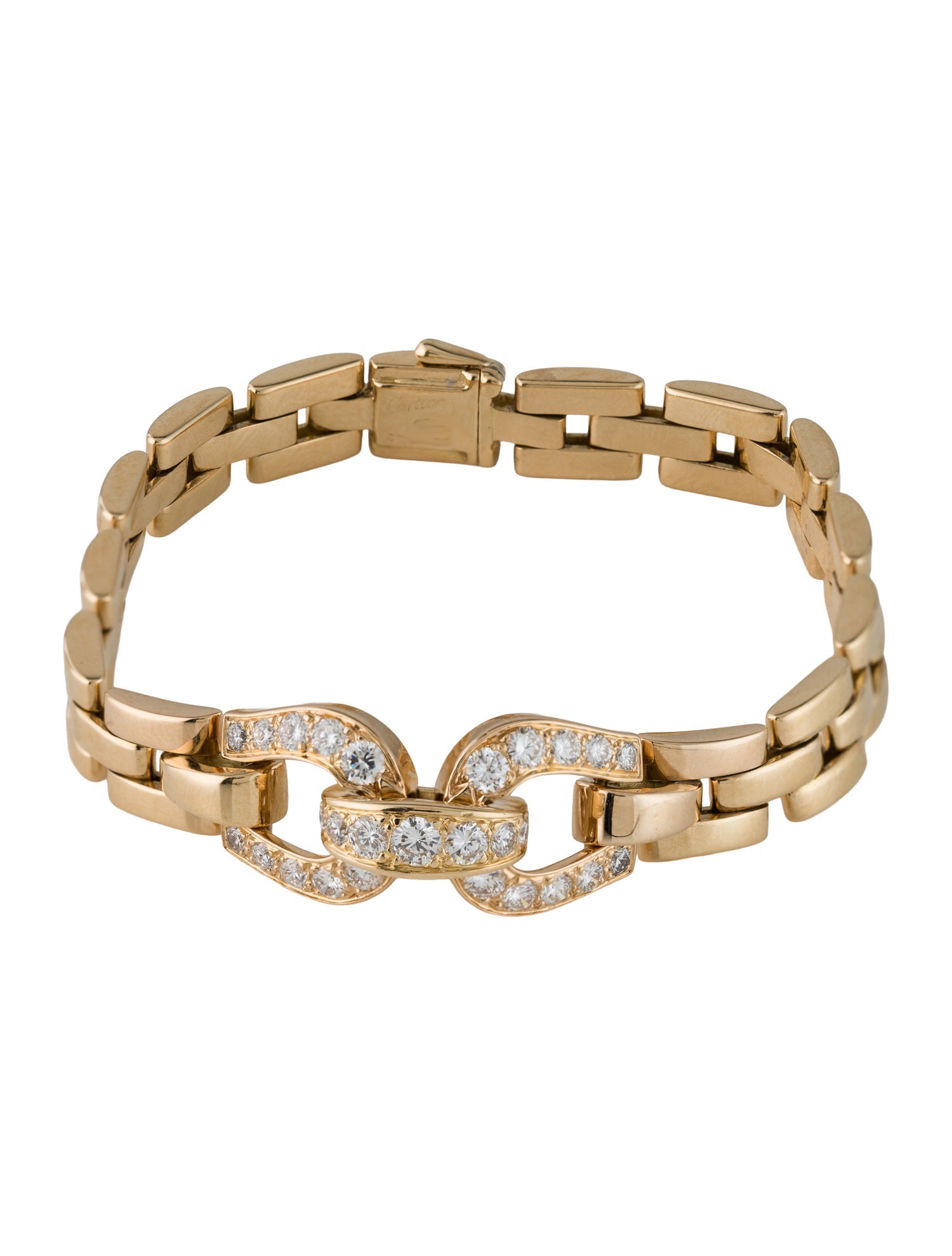 Cartier Vintage Diamond Maillon Panthére Bracelet