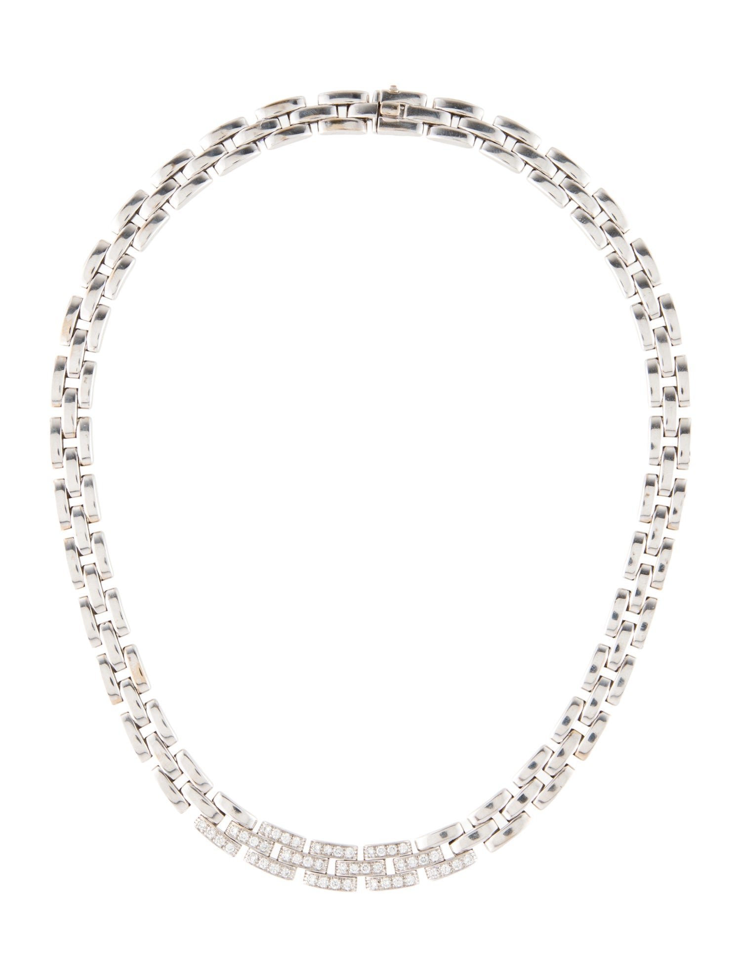 Cartier Vintage Maillon de Panthere Collar Necklace