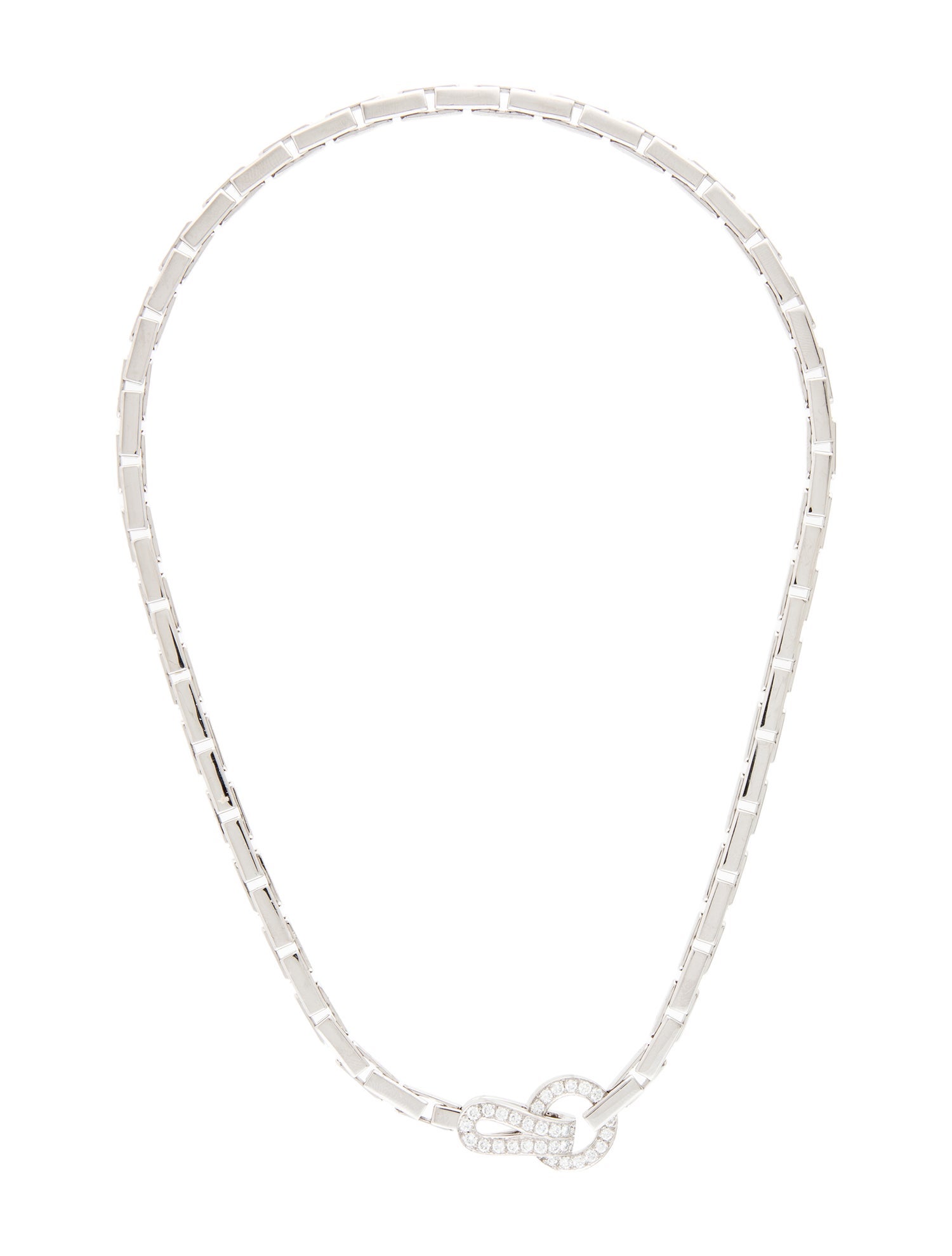 Cartier Vintage Diamond Agrafe Necklace