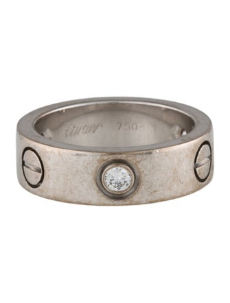 Cartier LOVE Ring, Classic Model, 3 Diamond