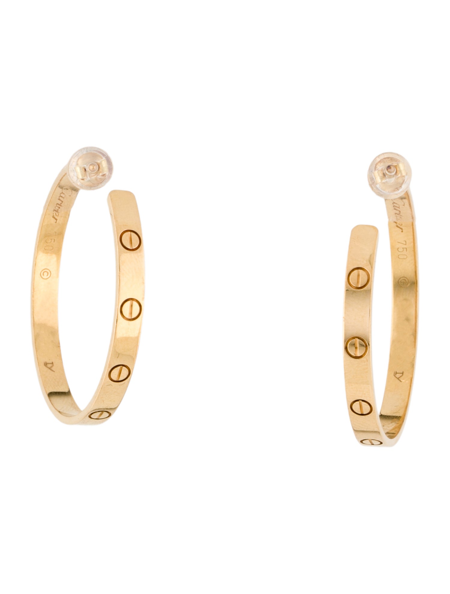 Cartier LOVE Hoop Earrings, Large Model
