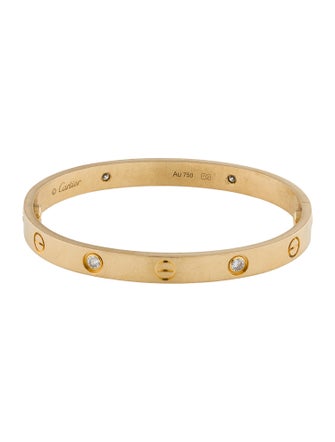 Cartier 4 Diamond Classic LOVE Bracelet