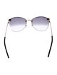Cartier 18K Panthère de Cartier Oversize Sunglasses