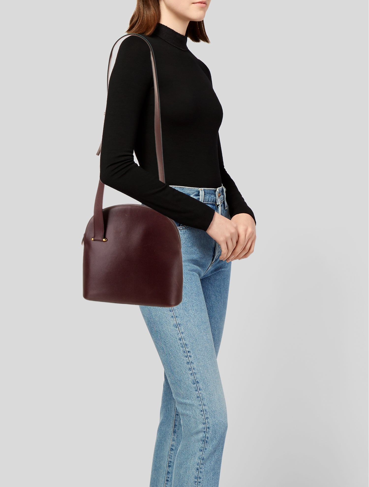 Cartier Leather Messenger Bag