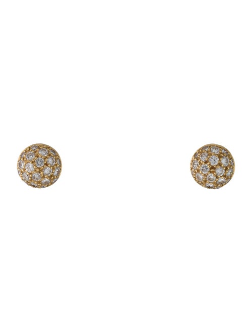 Cartier Diamond Dome Earrings