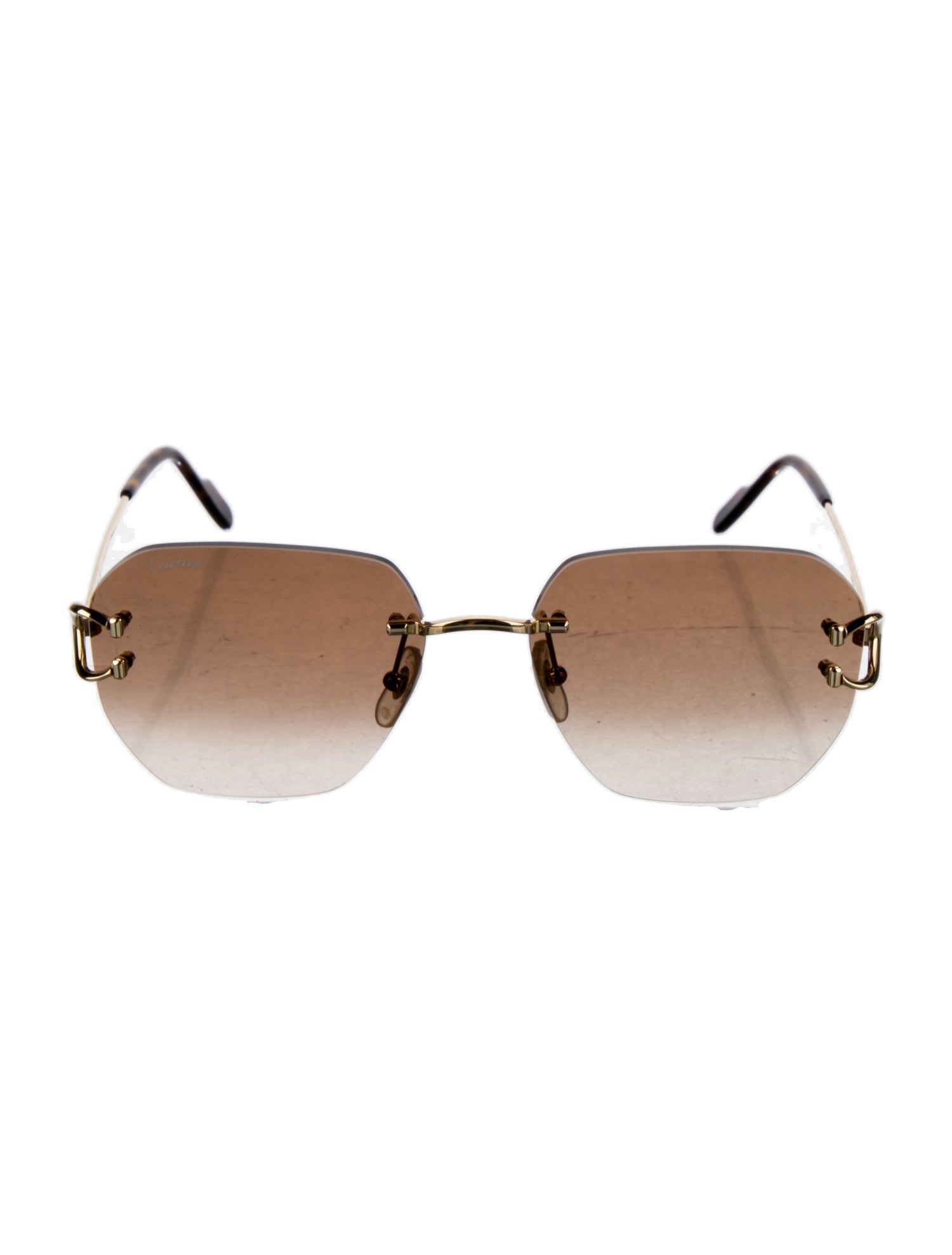 Cartier Signature C De Cartier Square Sunglasses