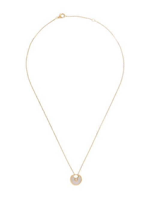 Cartier Mother of Pearl Amulette de Cartier Necklace, XS Model